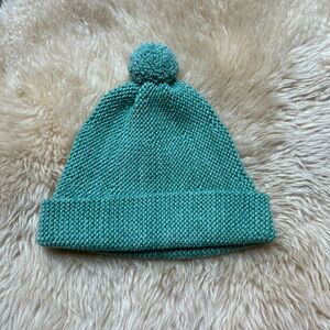 Misha And Puff celadon garter hat.
